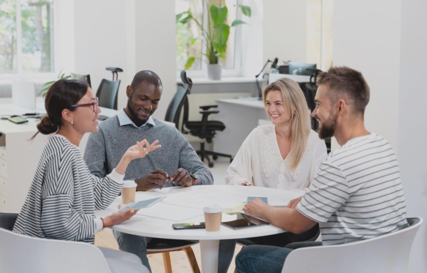 Financial analysis workspace showing budget variance tracking systems