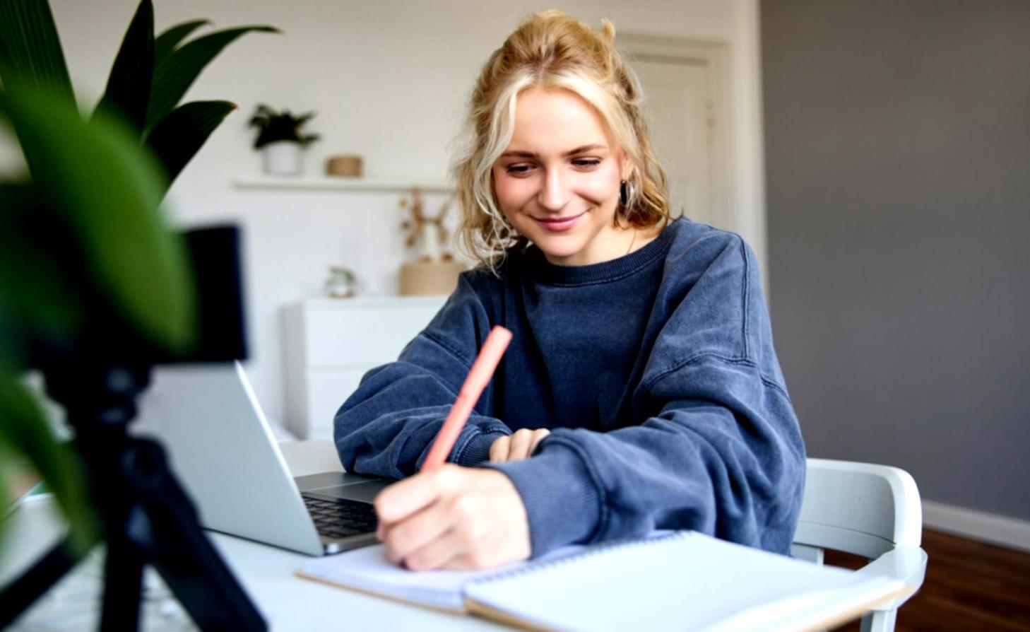 Business strategy discussion reviewing financial performance metrics